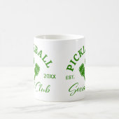 Pickleball Social Club Mug Custom EST Year Kaffeetasse (Mittel)