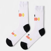 Pickleball Socks-Legende Pro-Enthusiasten Socken (Linkes Detail)