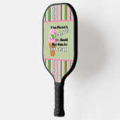 Pickleball Soft Serve? Erdbeereis Pickleball Schläger (Links)