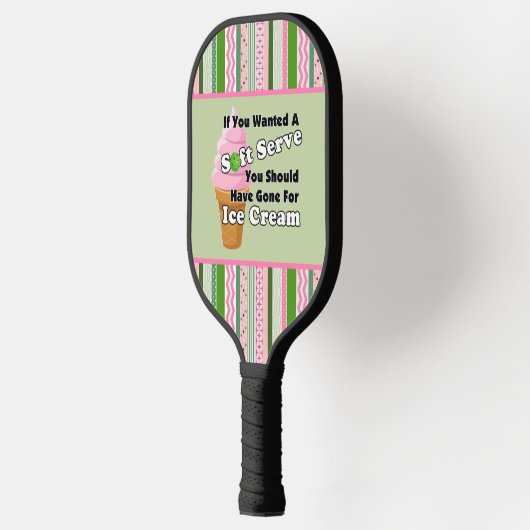 Pickleball Soft Serve? Erdbeereis Pickleball Schläger (Links)