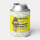 Pickleball Soft Serve, gehen Sie für Eiscreme stat Dosenkühler (Kanne Vorderseite)