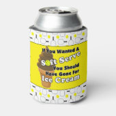 Pickleball Soft Serve, gehen Sie für Eiscreme stat Dosenkühler (Kanne Rückseite)