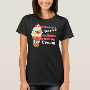 Pickleball Soft Serve, gehen Sie für Eiscreme stat T-Shirt
