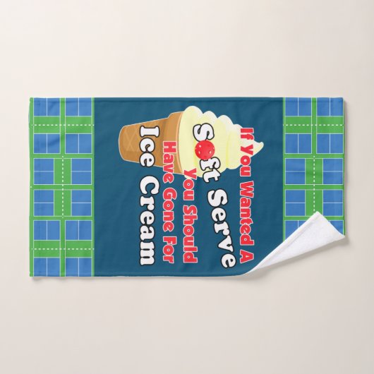 Pickleball Soft Serve? Go for Ice Creme stattdesse Handtuch (Handtuch)