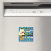 Pickleball Soft Serve? Go for Ice Creme stattdesse Magnet (In Situ (Geschirrspüler))