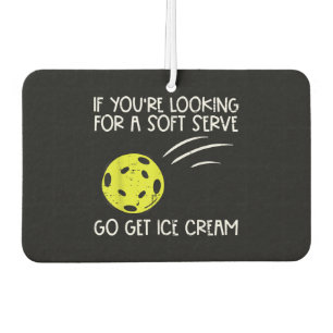Pickleball Soft Serve Ice Creme Pickle Ball Me Autolufterfrischer