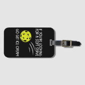 Pickleball Soft Serve Ice Creme Pickle Ball Me Gepäckanhänger (Vorderseite (Horizontal))