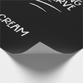 Pickleball Soft Serve Ice Creme Pickle Ball Me Geschenkpapier (Ecke)