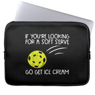 Pickleball Soft Serve Ice Creme Pickle Ball Me Laptopschutzhülle