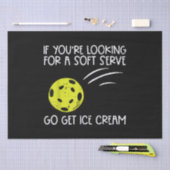 Pickleball Soft Serve Ice Creme Pickle Ball Me Seidenpapier (Handwerk)