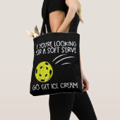 Pickleball Soft Serve Ice Creme Pickle Ball Me Tasche (Von Nahem)