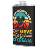 Pickleball Soft Serve Lustiger Sportswitz Flachmann (Links)