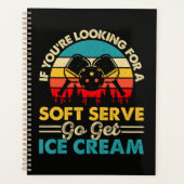 Pickleball Soft Serve Lustiger Sportswitz Planer (Vorderseite)