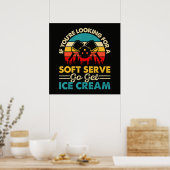 Pickleball Soft Serve Lustiger Sportswitz Poster (Küche)