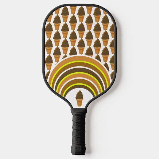 Pickleball Soft Serve? Schokoladencreme Pickleball Schläger (Rückseite)