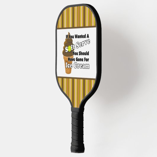 Pickleball Soft Serve? Schokoladencreme Pickleball Schläger (Links)