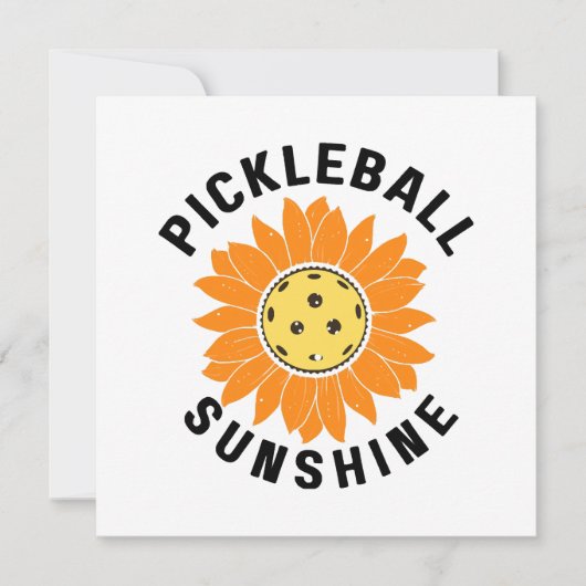 Pickleball-Sonnenschein (Vorderseite)