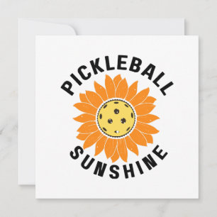 Pickleball Sonnenschein Einladung