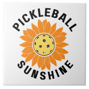Pickleball Sonnenschein Fliese