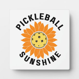 Pickleball Sonnenschein Fotoplatte