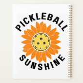 Pickleball-Sonnenschein Planer (Rückseite)