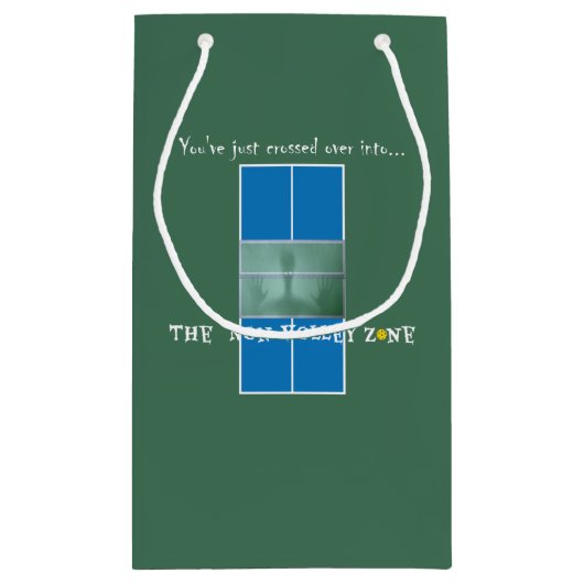 Pickleball-Spaß, die Non-Volley-Zone Kleine Geschenktüte (Rückseite)