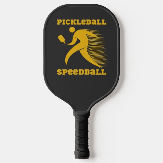 Pickleball Speedball-Spieler mit Geschwindigkeit Pickleball Schläger (Vorderseite)