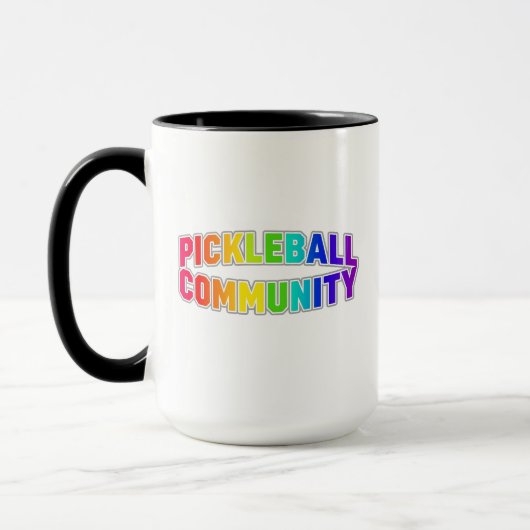 Pickleball-Spiele-Tasse. Tasse (Links)