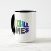 Pickleball-Spiele-Tasse. Tasse (Vorderseite Links)