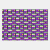 Pickleball spielen, bis die Lichter auf der Straße Geschenkpapier Set (Vorderseite)