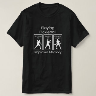 Pickleball-Spielen verbessert das Gedächtnis Lusti T-Shirt