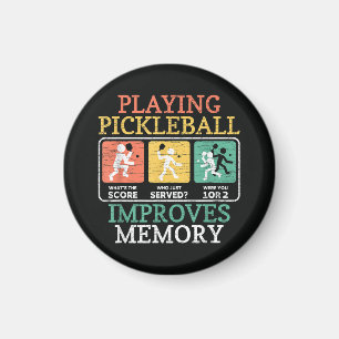 Pickleball-Spielen verbessert das Gedächtnis Magnet