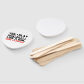 Pickleball spielen, wie ein Mädchen lernen muss Fächer (Non-assembled)