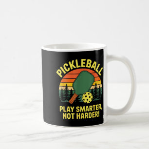 Pickleball-Spieler Aufschlag Smash Rallye Meister Kaffeetasse