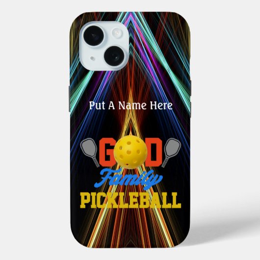 Pickleball-Spieler/Fan personalisieren Case-Mate iPhone Hülle (Rückseite)