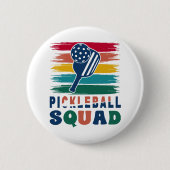 Pickleball Spieler Geschenkidee Button (Vorderseite)