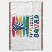 Pickleball Spieler Geschenkidee Decke (Vorderseite Vertikal)