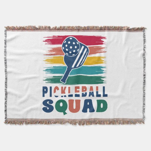 Pickleball Spieler Geschenkidee Decke (Vorderseite)