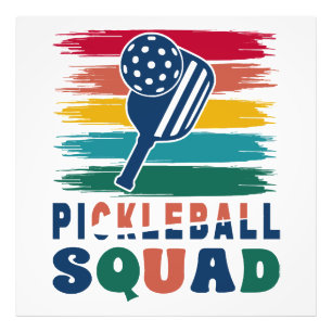 Pickleball Spieler Geschenkidee Fotodruck