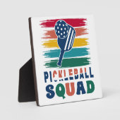 Pickleball Spieler Geschenkidee Fotoplatte (Vorderseite)