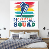 Pickleball Spieler Geschenkidee Leinwanddruck (Insitu (Schlafzimmer))