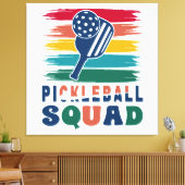 Pickleball Spieler Geschenkidee Leinwanddruck (Insitu (Wohnzimmer))