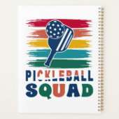 Pickleball Spieler Geschenkidee Planer (Rückseite)