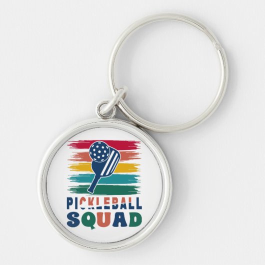 Pickleball Spieler Geschenkidee Schlüsselanhänger (Vorne)