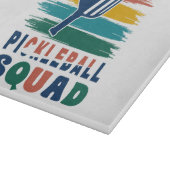 Pickleball Spieler Geschenkidee Schneidebrett (Ecke)