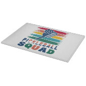 Pickleball Spieler Geschenkidee Schneidebrett (Ecke)