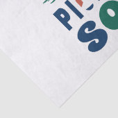 Pickleball Spieler Geschenkidee Seidenpapier (Detail)