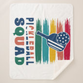Pickleball Spieler Geschenkidee Sherpadecke (Vorderseite)