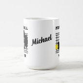 Pickleball-Spieler Meistergewinner individuelle Na Kaffeetasse (Mittel)