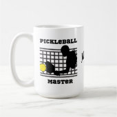 Pickleball-Spieler Meistergewinner individuelle Na Kaffeetasse (Links)